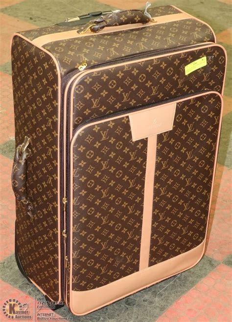 louis vuitton trunks and bags canvas tote fake|Louis Vuitton hard suitcase.